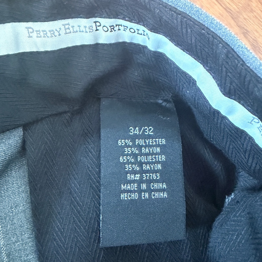 Perry Ellis Gray Dress Pants